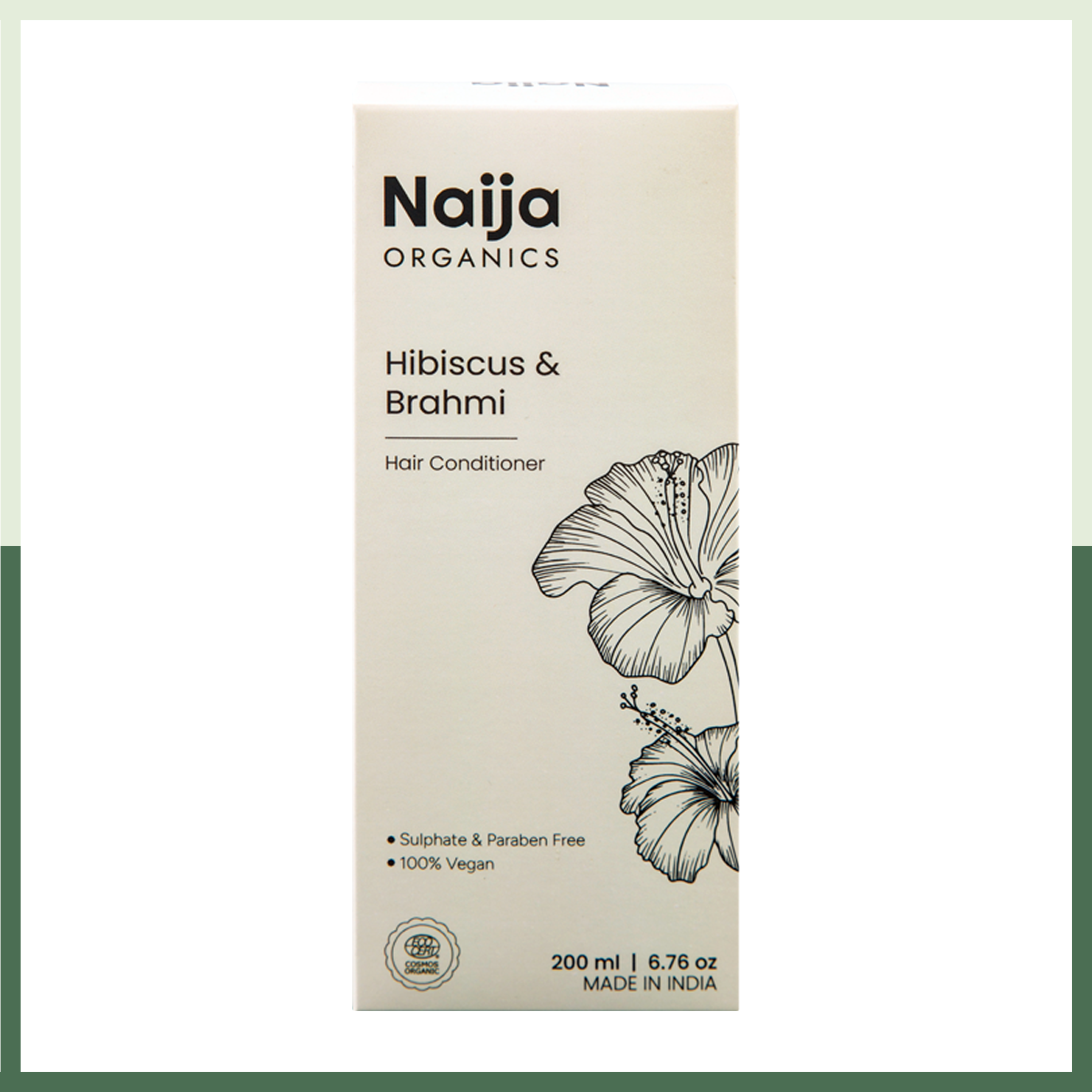 Hibiscus & Brahmi 100% Organic Hair conditioner, naija