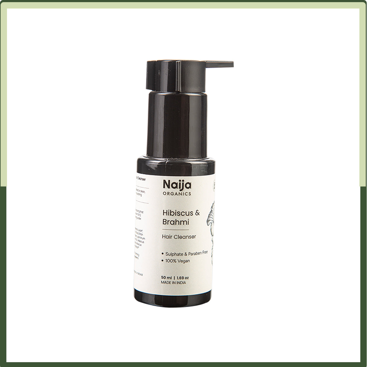 Naija Organics Hibiscus & Brahmi Hair Cleanser / Shampoo