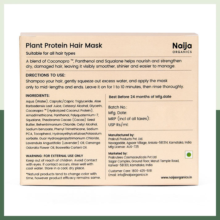 Coconut Plant Protein Hair Mask
