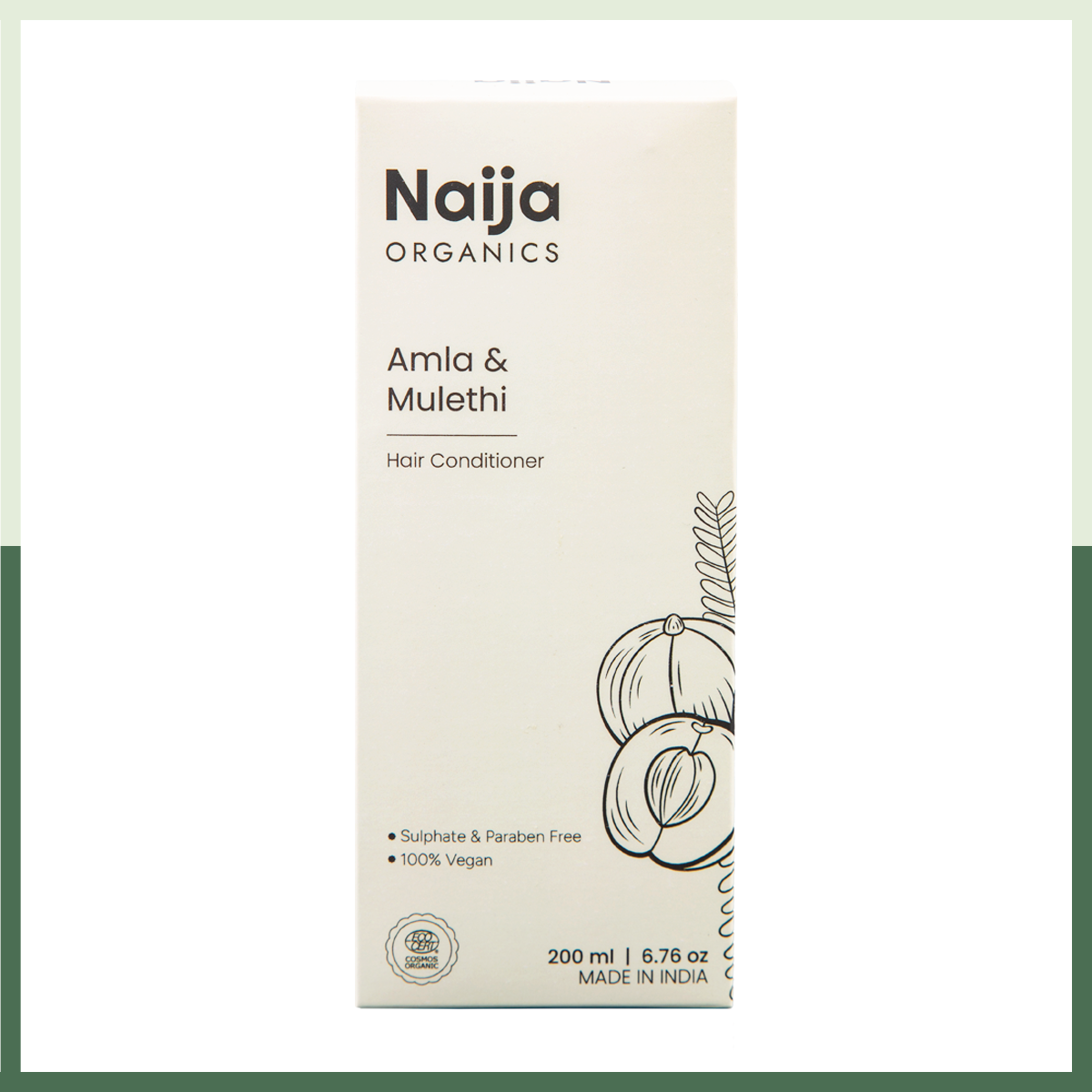 Amla & Mulethi 100% Organic Hair Conditioner, 