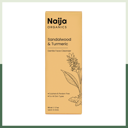 Naija Organics Face Cleanser with Sandalwood & Turmeric