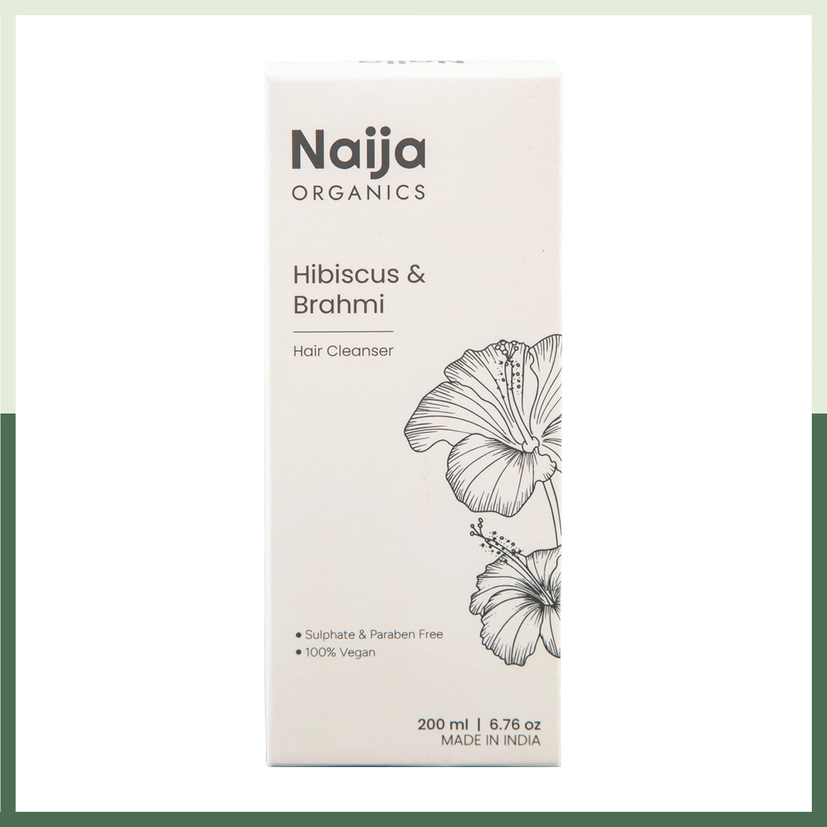 Naija Organics Hibiscus & Brahmi Hair Cleanser / Shampoo