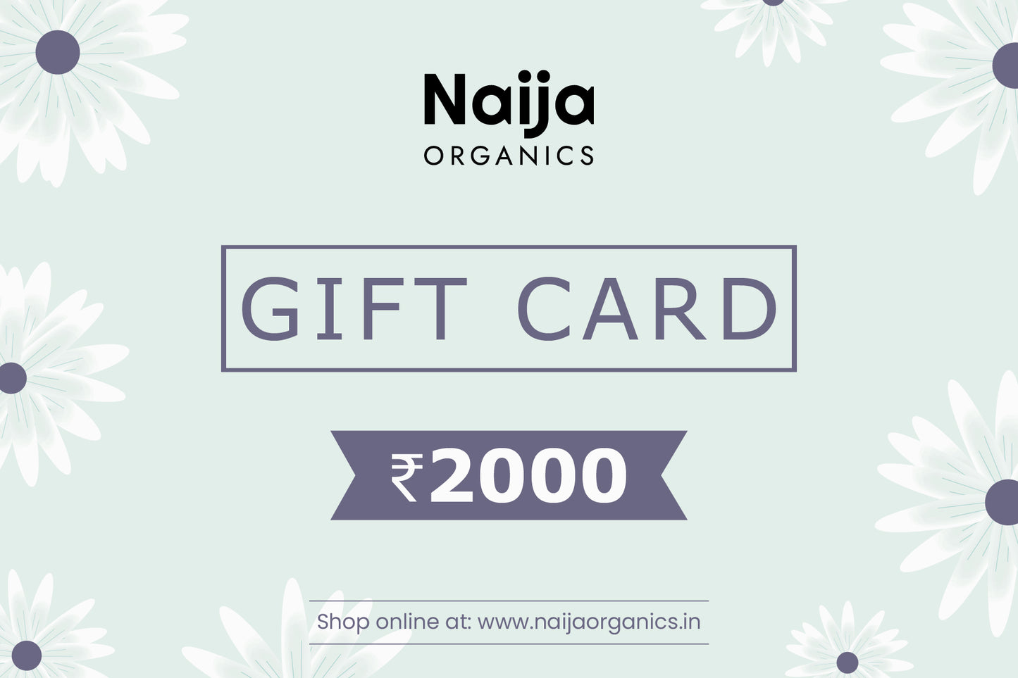 Gift Cards from Naija Organics