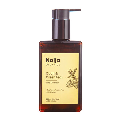 Naija Organics Body Cleanser with Oudh & Green Tea Extracts