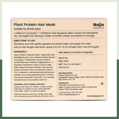 Coconut Plant Protein Hair Mask