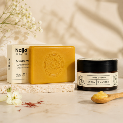 Naija Organics Lip Balm with Ghee & Saffron