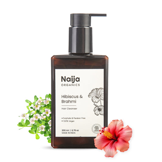 Naija Organics Hibiscus & Brahmi Hair Cleanser / Shampoo