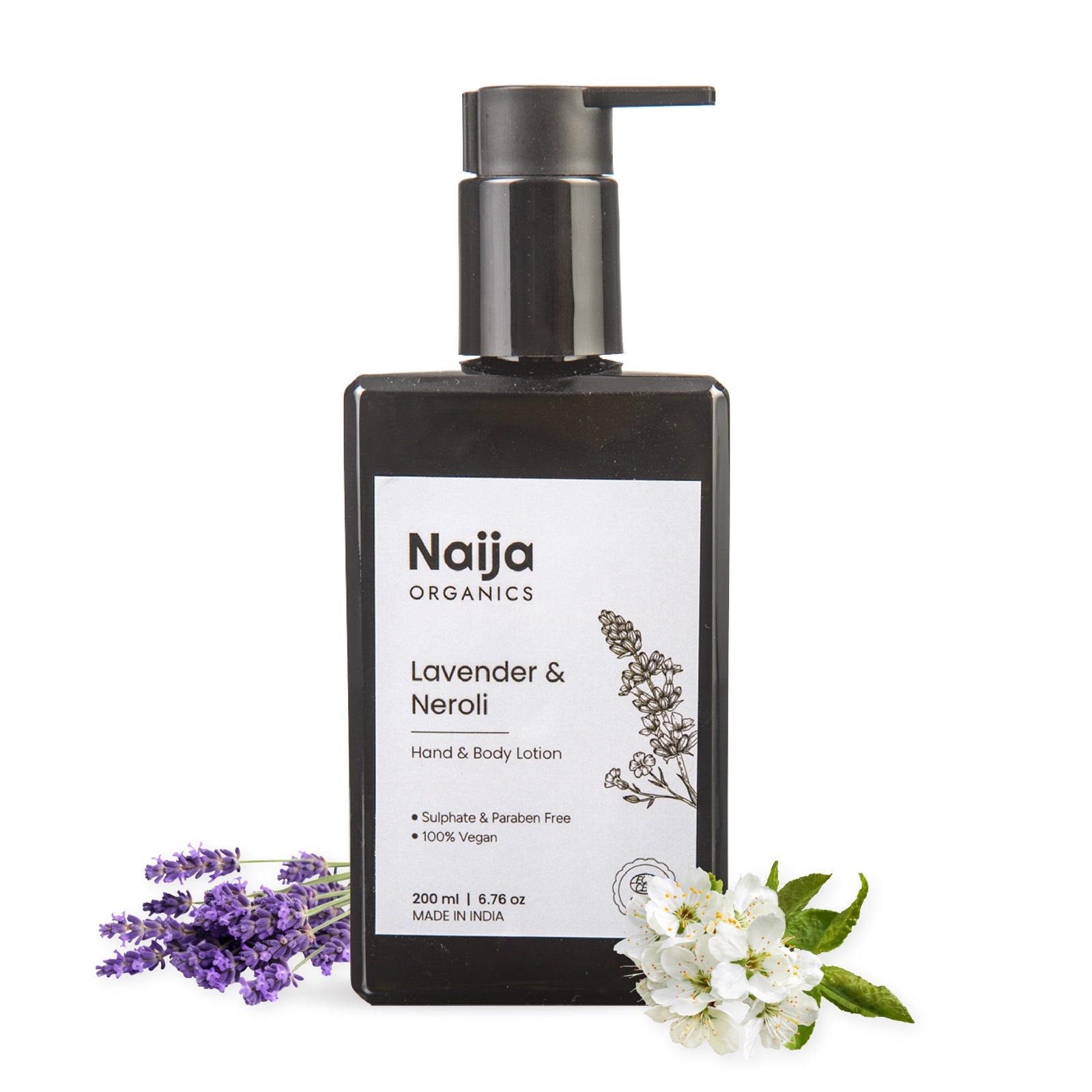 Naija Organic Lavender and Neroli Organic Body Lotion - New D2C product from Beauty category