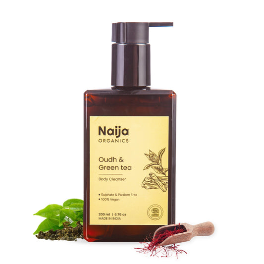 Naija Organics Body Cleanser with Oudh & Green Tea Extracts