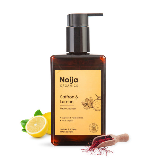 Naija Organics Face Cleanser with Saffron & Lemon