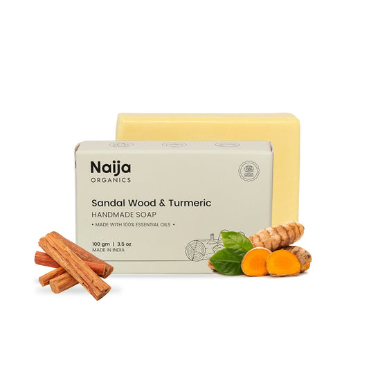 Naija Organics Sandalwood & Turmeric Soap for Bathing