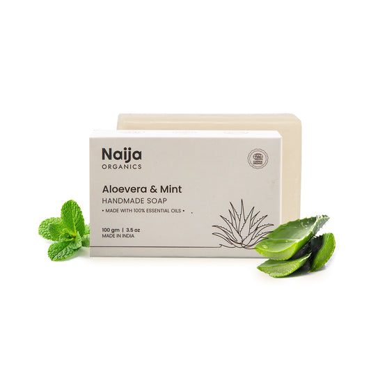 Naija Organics Aloe Vera and Mint Soap for Bath